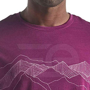 T-shirts pour hommes, mode streetwear moderne, tissu respirant, coupe confortable, vêtements d'été quotidiens, fournisseur - Product Image 4