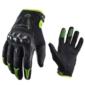 Gants de moto en cuir coupe-vent, gants de course sur route pour moto, gants d'hiver respirants à doigts complets - Product Image 2