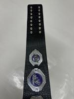 Nouvelle ceinture de championnat de lutte personnalisée en cuir PU et laiton, écologique, unisexe, taille haute, 1,2 m, sangle de vainqueur de match, logo personnalisé