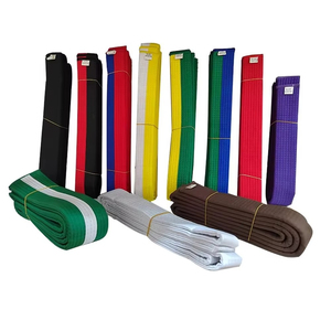 Cinturones de Jiu Jitsu Brasileño con Logotipo Personalizado en Diferentes Colores, Posición Frontal del Logotipo Personalizada, Diseño Personalizado - Product Image 5