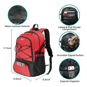 กระเป๋าเป้สะพายหลังแบบเชือกรูดสำหรับกีฬากลางแจ้ง ทำจากผ้าโพลีเอสเตอร์อ๊อกซ์ฟอร์ด 210D คุณภาพสูง ทนทาน พกพาสะดวก - Product Image 5