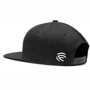 Gorra Snapback Personalizada de 6 Paneles con Visera Plana – Gorra de Algodón Sarga Negro Azabache Premium para Streetwear al por Mayor OEM - Product Image 5