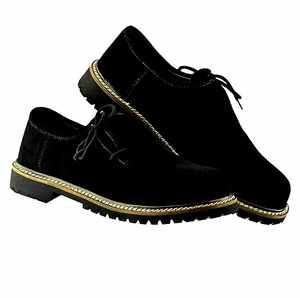 รองเท้าหนังแท้คุณภาพสูงสำหรับผู้ชาย ดีไซน์หรูหรา ปิดนิ้วเท้า แบบผูกเชือก ใส่สบายสำหรับกิจกรรมกลางแจ้ง คอลเลคชั่นฤดูใบไม้ร่วง รุ่นดีลักซ์ - Product Image 1