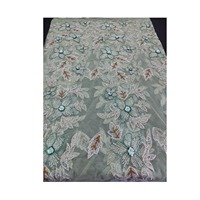 Tissu en polyester brodé avec de lourdes paillettes et perles colorées, matière pour robes de filles, vente en gros