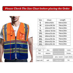 Chaleco de Seguridad de Diseño Nuevo Hecho a Medida, Chaleco de Trabajo Reflectante de Alta Visibilidad, Chaleco de Seguridad con Logotipo Personalizado - Product Image 6