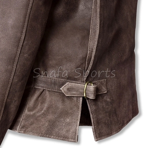 Wholesale Men's Premium Winter Leather Jacket For Men Slim Fit Breathable Windproof Jackets For Men's - Product Image 4