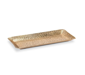 Assiette de service en aluminium argenté de haute qualité, faite à la main, taille personnalisée, durable, polyvalente, pour la maison, le stockage alimentaire, mariage classique - Product Image 2