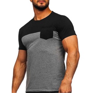 T-shirts unisexes à manches courtes pour hommes - Impression numérique, devant uni, décontracté, tissu jersey en mélange polyester/coton, séchage rapide, respirant - Product Image 2