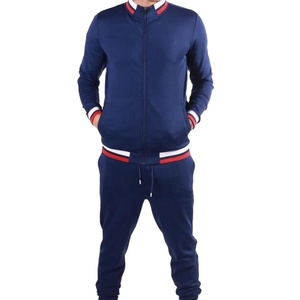 Survêtement de sport à capuche rayée pour homme, survêtement de fitness, de musculation, - Product Image 1