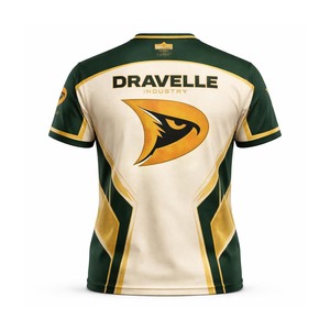 เสื้อทีมเกมมิ่งแบบสั่งทำจำนวนมาก พรีเมียม สำหรับอีสปอร์ต ผลิตแบบ OEM ผ้าตาข่ายหนา ระบายอากาศได้ดี แห้งเร็ว เป็นมิตรกับสิ่งแวดล้อม สำหรับทุกเพศ - Product Image 3