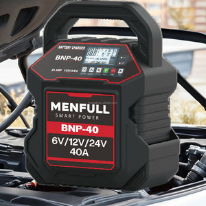 Cargador de batería de coche inteligente de 12V/24V, función de refuerzo y capacidades de arranque del motor, 1 unidad - Product Image 2