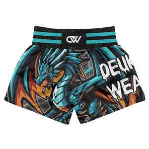 Conjunto de Rashguard de Manga Corta para MMA y Muay Thai, Diseño Sublimado Personalizado al por Mayor, Transpirable, Elástico, de Fibra de Poliéster, Ropa de Artes Marciales - Product Image 3