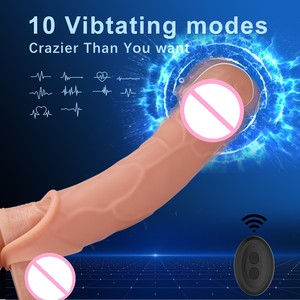 Dildo Telecomandato Indossabile per Donne, Massaggiatore Clitorideo ad Alta Velocità con Perline Testurizzate per Stimolazione e Orgasmo - Product Image 2