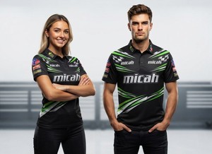 Camiseta de Carreras Personalizada para Equipo de Mecánicos, Deportiva, de Secado Rápido, Tejida, 100% Algodón, con Estampado Frontal y Bordado - Product Image 5