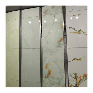 Azulejos de porcelana Premium de alto brillo 600x1200mm azulejos vitrificados con efecto de mármol mate esmaltado pulido para sala de estar moderna - Product Image 2