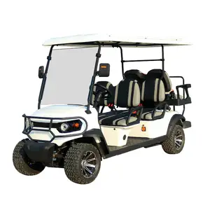 Preiswerter 4+2 Sitze erhöhtes Golf Jagdbuggy Auto Gelände elektrischer Golfwagen Hersteller