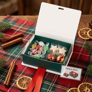 Custom High Quality Eco-Friendly Corrugated Board Christmas Packaging Gift Boxes with Custom Logo Size UV Printing Design - Product Image 2