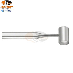 JACKBILLY Marteau chirurgical manuel en acier inoxydable de haute qualité, 185 mm, pour implants osseux, 320 g (tête), 235 g (corps), orthopédique - Product Image 6