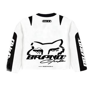 Pantalons de survêtement évasés décontractés de haute qualité pour hommes Ensembles de survêtement 2 pièces avec logo personnalisé Pantalons de jogging Survêtements pour hommes sérigraphiés - Product Image 4