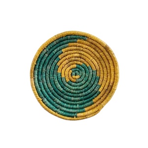 Boho <b>Wall</b> <b>Plate</b> Decor Art Wicker Round Bowl Wicker <b>Wall</b> Tray Seagrass Bohemian Decor Hanger <b>Wall</b> Basket - Product Image 1