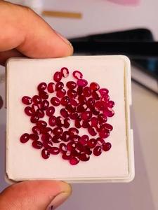 Rubis naturel, couleur rouge parfaite et lueur exceptionnelle, 4,0x3,0 MM, 17,20 CTS, qualité supérieure, pierres précieuses calibrées, colis de bijoux. - Product Image 5