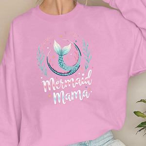 Mermaid Mama with <b>magical</b> theme women's sweatshirts - Product Image 4