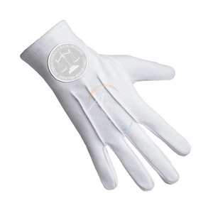 Gants en coton blanc de haute qualité pour la mode, vente en gros - Product Image 3