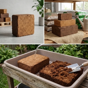 Blocs de tourbe de coco de haute qualité 5 kg – Écologiques, biodégradables, légers et naturels pour l'agriculture et le jardinage - Product Image 4