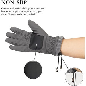 Gants de cyclisme thermiques d'hiver, imperméables, coupe-vent, chauds et confortables, pour la conduite en plein air, sur route et en VTT - Product Image 6