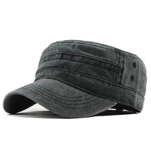 2026 New Black Unisex Cotton <b>Flat</b> Cap Adjustable Breathable Casual Style Spring Summer Wear Adults Best Seller <b>Flat</b> Caps ODM - Product Image 2