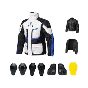 [DKM] เสื้อแจ็คเก็ตมอเตอร์ไซค์ ZILZO สำหรับการผจญภัย พร้อมแผ่นป้องกัน - Product Image 1