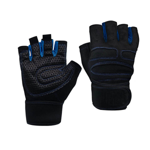Custom Half Finger PU Leather Workout <b>Weight</b> Lifting Gym <b>Gloves</b> for Unisex Use Non-Slip Lightweight Closure Wholesale Custom - Product Image 6
