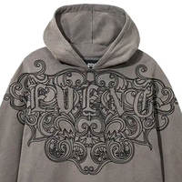 Sweat-shirt à capuche personnalisé de haute qualité pour hommes, DTG, DTF, sublimation, strass, streetwear décontracté, vêtements de mode pour l'extérieur