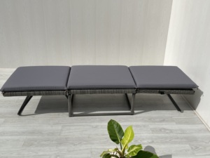 Tumbona Plegable de Acero Inoxidable Hecha a Mano en Vietnam, Moderna, Premium, Resistente, con Cojín de Poliéster, 1 Año de Garantía, para Jardín y Piscina - Product Image 2