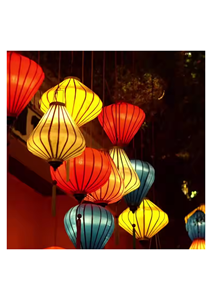 Traditional Vietnam Silk <b>Lanterns</b> with Custom Sizes Colors and Designs for Wholesale Buyers - Product Image 4