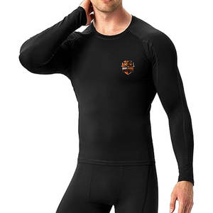 Chemises de compression pour hommes avec impression de logo personnalisée - Casual d'hiver, respirantes, légères, écologiques, de haute qualité, en spandex/polyester - Product Image 4