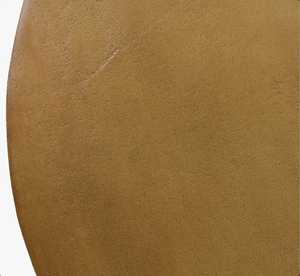 Mesa de Centro Moderna Golden Hour con Base Cónica, Muebles Contemporáneos para Sala de Estar, Diseño Metálico Hecho a Mano - Product Image 2