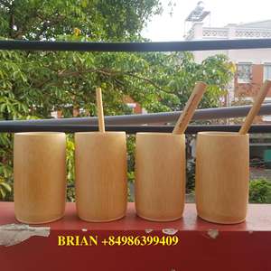 Offre Spéciale 2025 200mm pailles en bambou 100% naturel du Vietnam accessoires de barre jetables écologiques pour les fêtes de haute qualité - Product Image 5