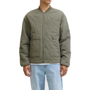 Blousons matelassés d'hiver imperméables en toile à capuche et col montant pour hommes, style Bobmer unisexe, ultra-hybrides, chauds, streetwear, manteau matelassé OEM - Product Image 6