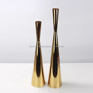 Azora industries-Accessoires pour dîner romantique aux chandelles faits à la main en plastique moderne de petite taille - Product Image 4