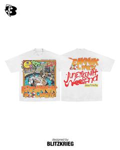 Camiseta Extra Grande con Diseño Personalizado |   Camiseta con estampado Pool Party Streetwear |   Moda de Verano en Algodón |   Fabricante de Marca Privada OEM - Product Image 1