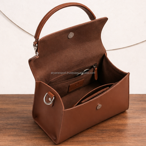 Western Tooled Genuine Leather Handbag for Women Hairon Cowhide Crossbody Bag Handmade Floral Leather Top Handle Purse - Product Image 6