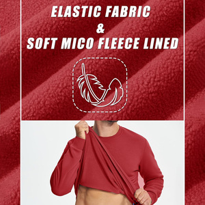 Sweat-shirt homme en mélange de coton, logo personnalisé, col rond, coupe ample, style streetwear, en molleton doux, pour l'hiver et les activités de plein air - Product Image 3