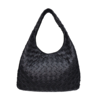 Sac hobo en cuir véritable tissé de luxe, sac à main fait main, sac à bandoulière pour femmes, fabricant OEM ODM