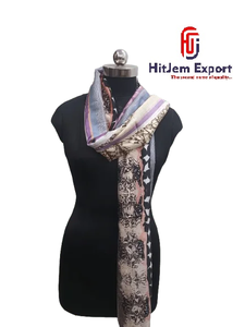 Premium Long Square Animal <b>Scarf</b> Soft Polyester Fabric Custom Logo White Label OEM ODM Custom Textile Manufacturer Export - Product Image 2