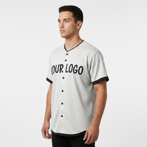 Uniforme de baseball unisexe personnalisé pour jeunes, maillot grande taille avec logo brodé, respirant, sublimé, pour équipe de baseball - Product Image 3
