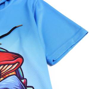 Camisetas con Capucha Sublimadas de Verano, Etiqueta Privada, Envío Rápido, Unisex, 100% Poliéster, Transpirables, de Secado Rápido, Ecológicas y Forradas - Product Image 4