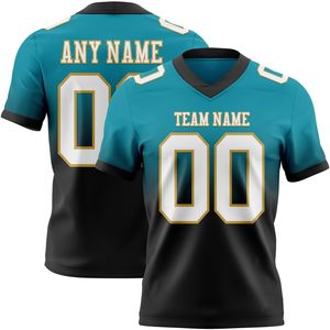 Maillot de football américain entièrement sublimé, uniforme d'équipe personnalisé, tissu polyester, séchage rapide, fabricant OEM ODM - Product Image 1
