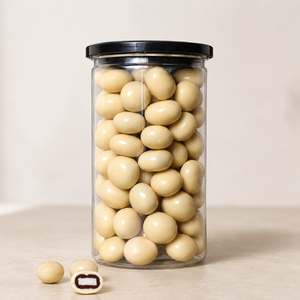Coco Seco Cubierto con Chocolate Blanco, Venta al por Mayor con Empaque Personalizado para OEM - Product Image 1