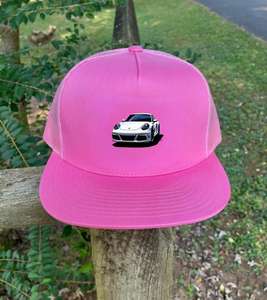 Injae Vina Casquette de camionneur 5 panneaux à bord plat personnalisée Patch brodé Logo Mesh Back Snapback Cap pour vêtements d'extérieur de style occidental OEM - Product Image 1